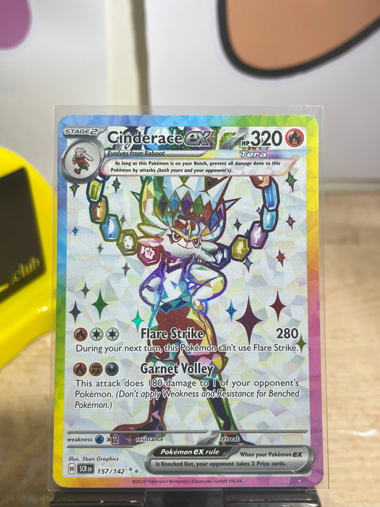 2024 Cinderace ex #157 Stellar Crown
