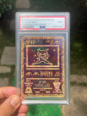 (PSA 9) Movie Promo Ancient Mew [Scratchy Slab] [1 Swirl]
