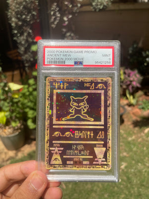 (PSA 9) Movie Promo Ancient Mew [Scratchy Slab] [2 Swirls]