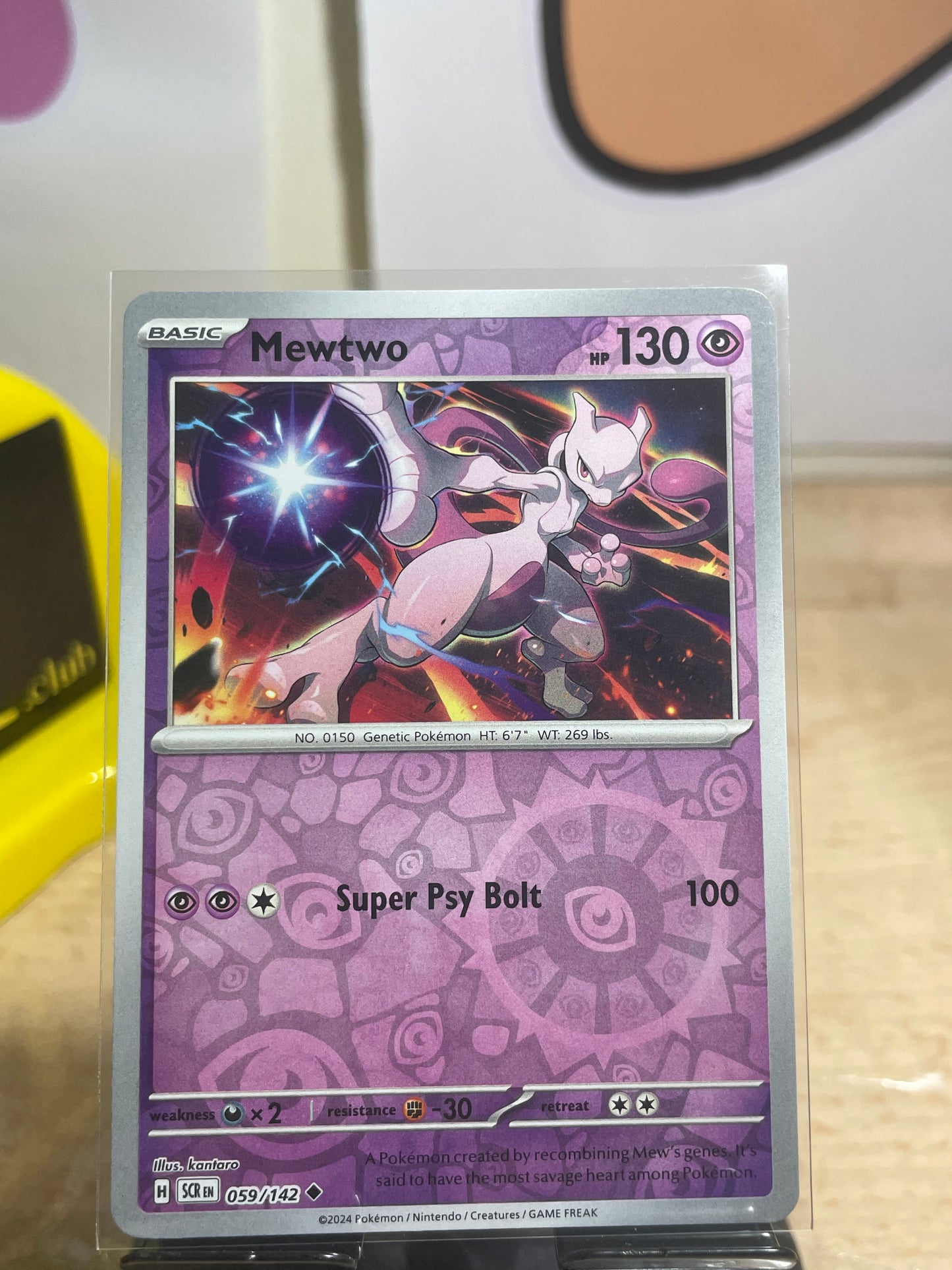 2024 Mewtwo [Reverse] #59 Stellar Crown