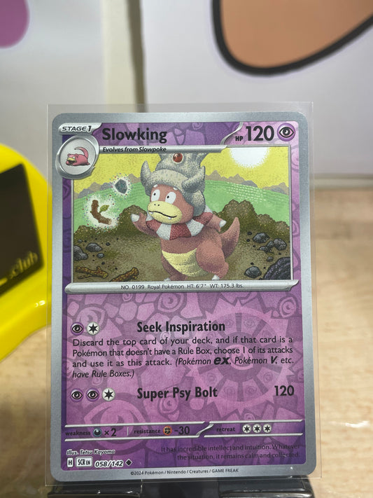 2024 Slowking [Reverse] #58 Stellar Crown