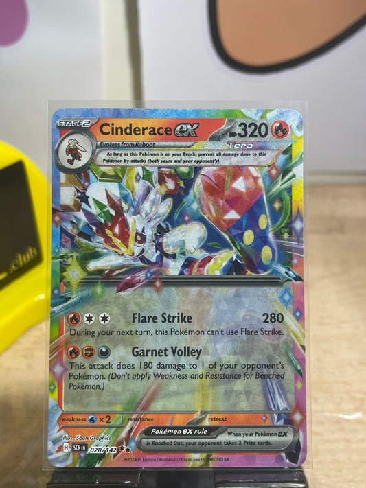 2024 Cinderace ex #28 Stellar Crown
