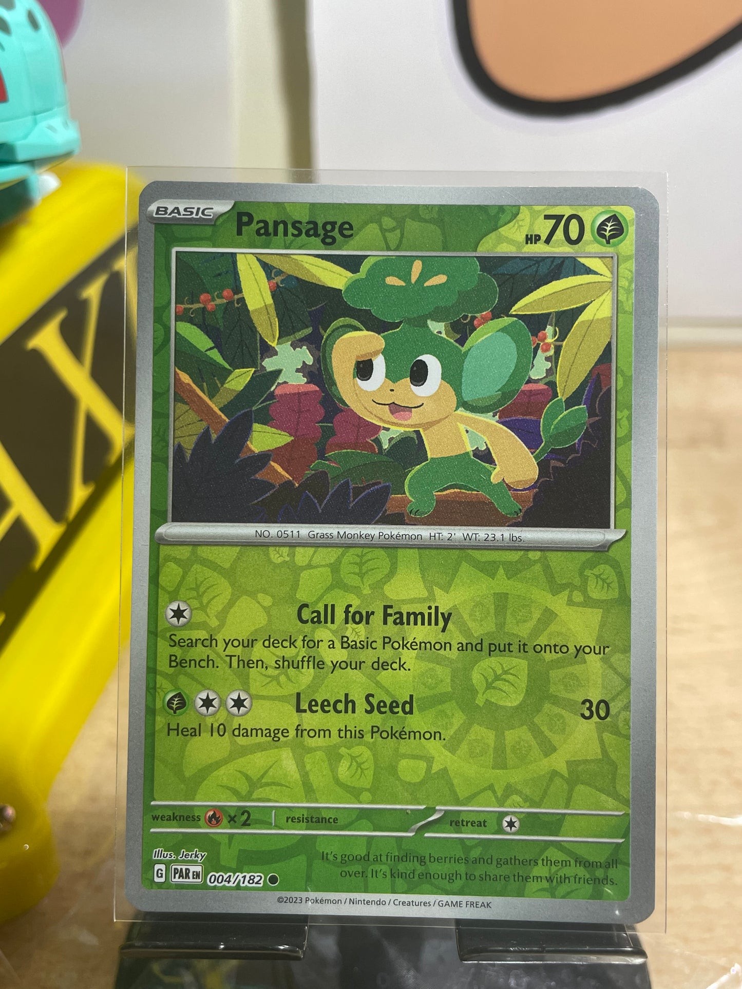 2023 Pansage [Reverse] #4 Paradox Rift