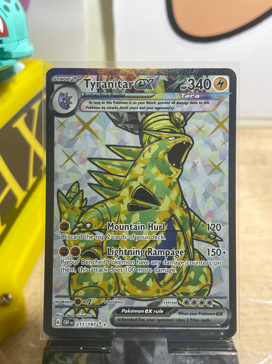 2023 Tyranitar ex #211 Obsidian Flames