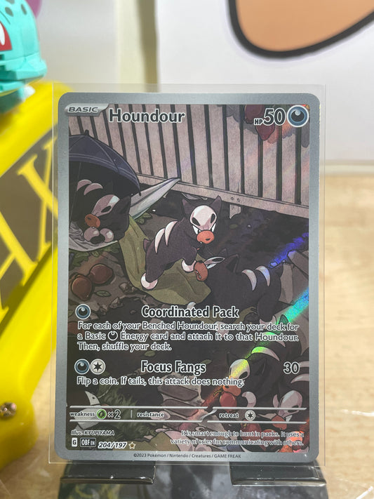 2023 Houndour #204 Obsidian Flames