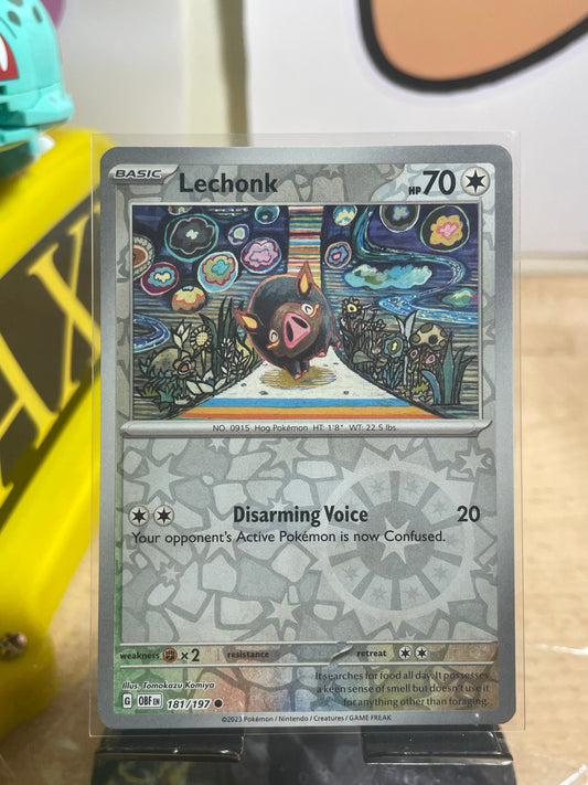 2023 Lechonk [Reverse] #181 Obsidian Flames