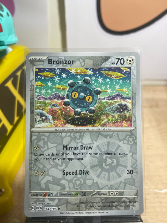 2023 Bronzor [Reverse] #144 Obsidian Flames