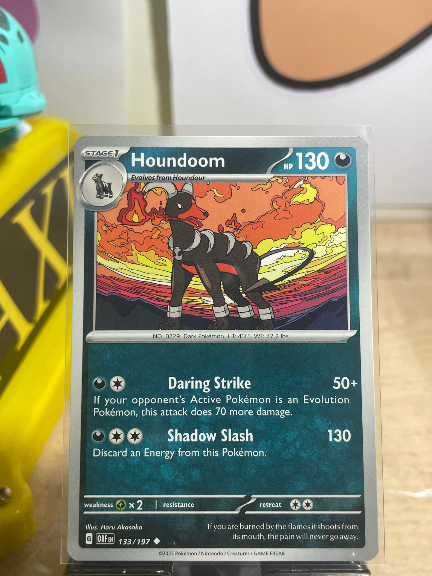 2023 Houndoom #133 Obsidian Flames
