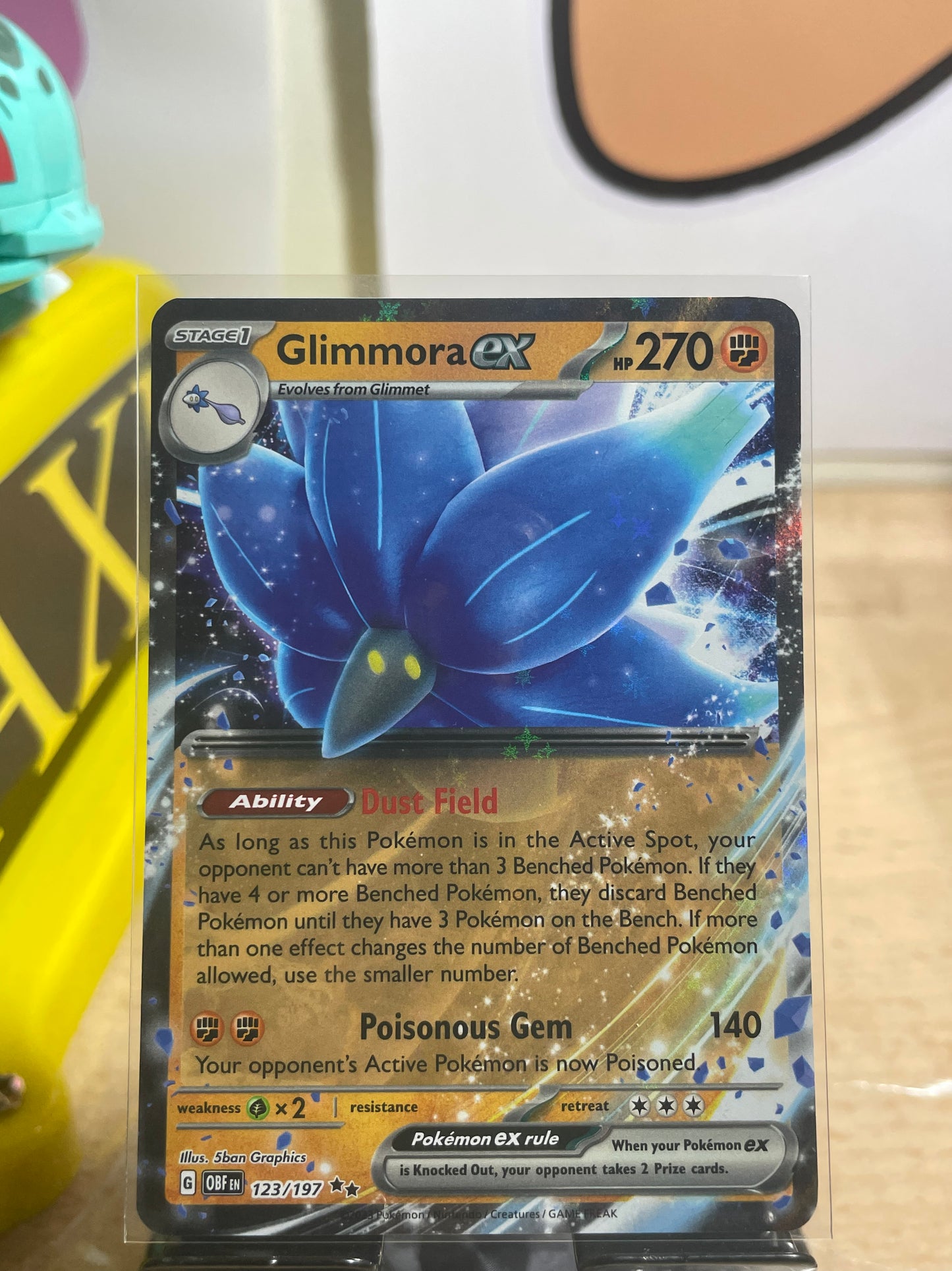 2023 Glimmora ex #123 Obsidian Flames