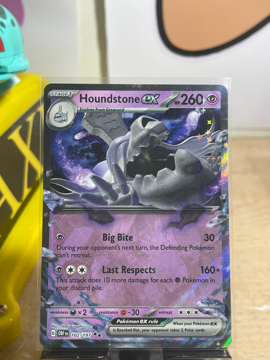 2023 Houndstone ex #102 Obsidian Flames