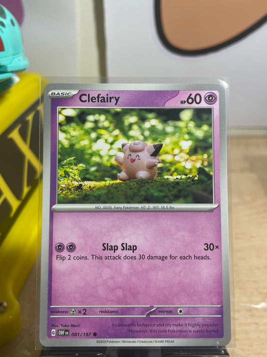 2023 Clefairy #81 Obsidian Flames