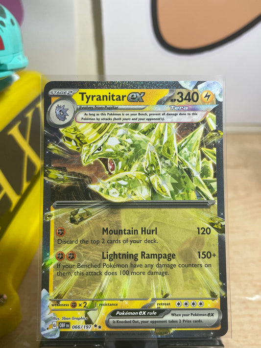 2023 Tyranitar ex #66 Obsidian Flames