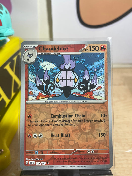 2023 Chandelure [Reverse] #38 Obsidian Flames