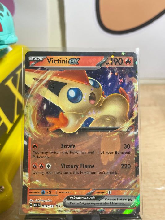 2023 Victini ex #33 Obsidian Flames