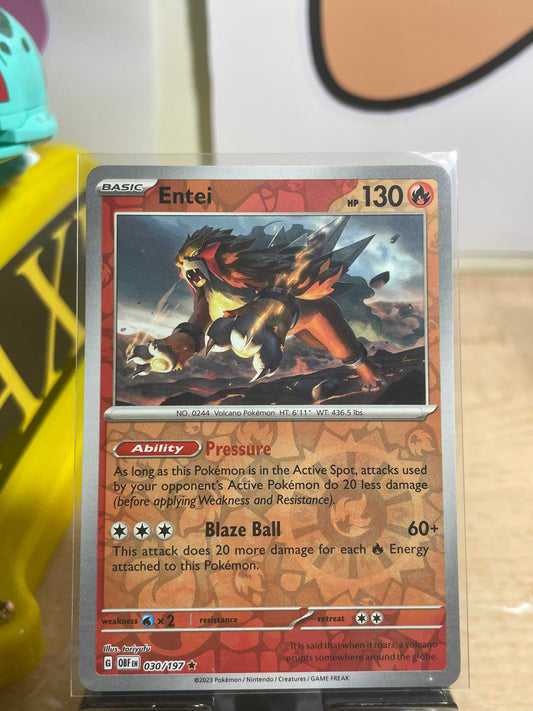 2023 Entei [Reverse] #30 Obsidian Flames