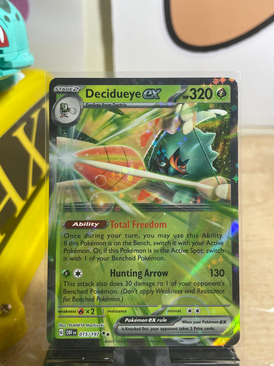 2023 Decidueye ex #15 Obsidian Flames