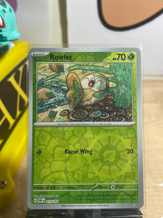 2023 Rowlet [Reverse] #13 Obsidian Flames
