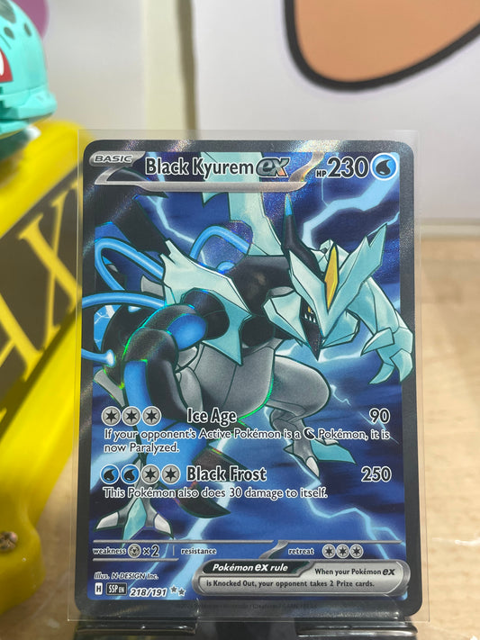 2024 Black Kyurem ex #218 Surging Sparks