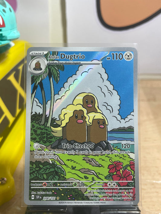 2024 Alolan Dugtrio #208 Surging Sparks