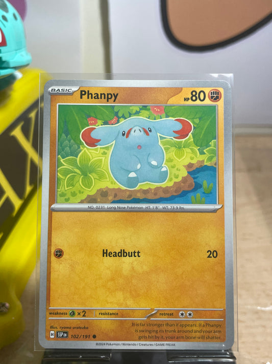 2024 Phanpy #102 Surging Sparks