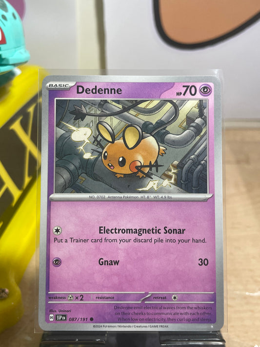 2024 Dedenne #87 Surging Sparks