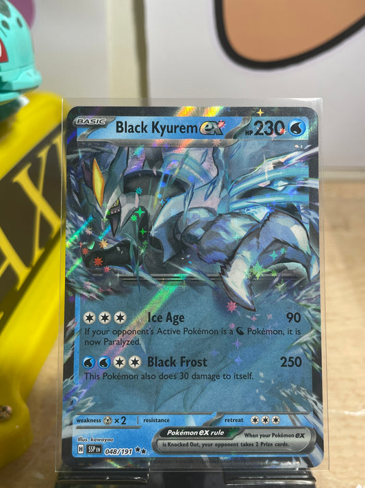 2024 Black Kyurem ex #48 Surging Sparks