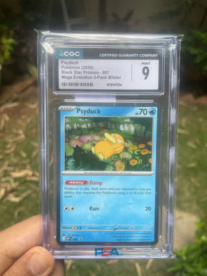 (CGC 9) 2025 Promo 007 Psyduck Blister