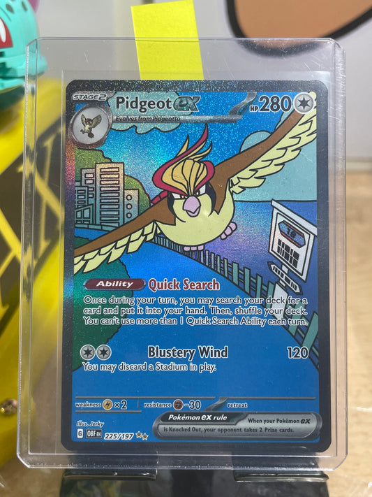 2023 Pidgeot #225 Obsidian Flames