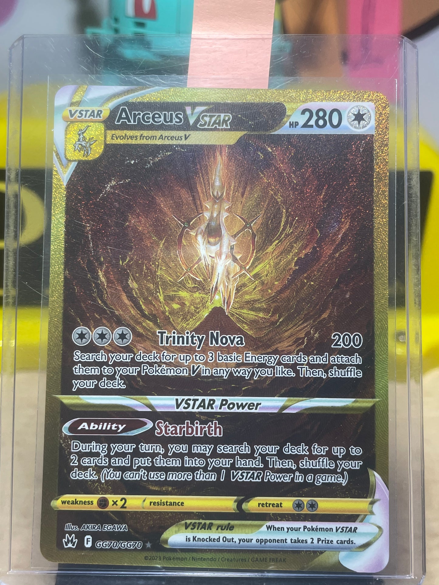 2023 Arceus VSTAR #GG70 Crown Zenith