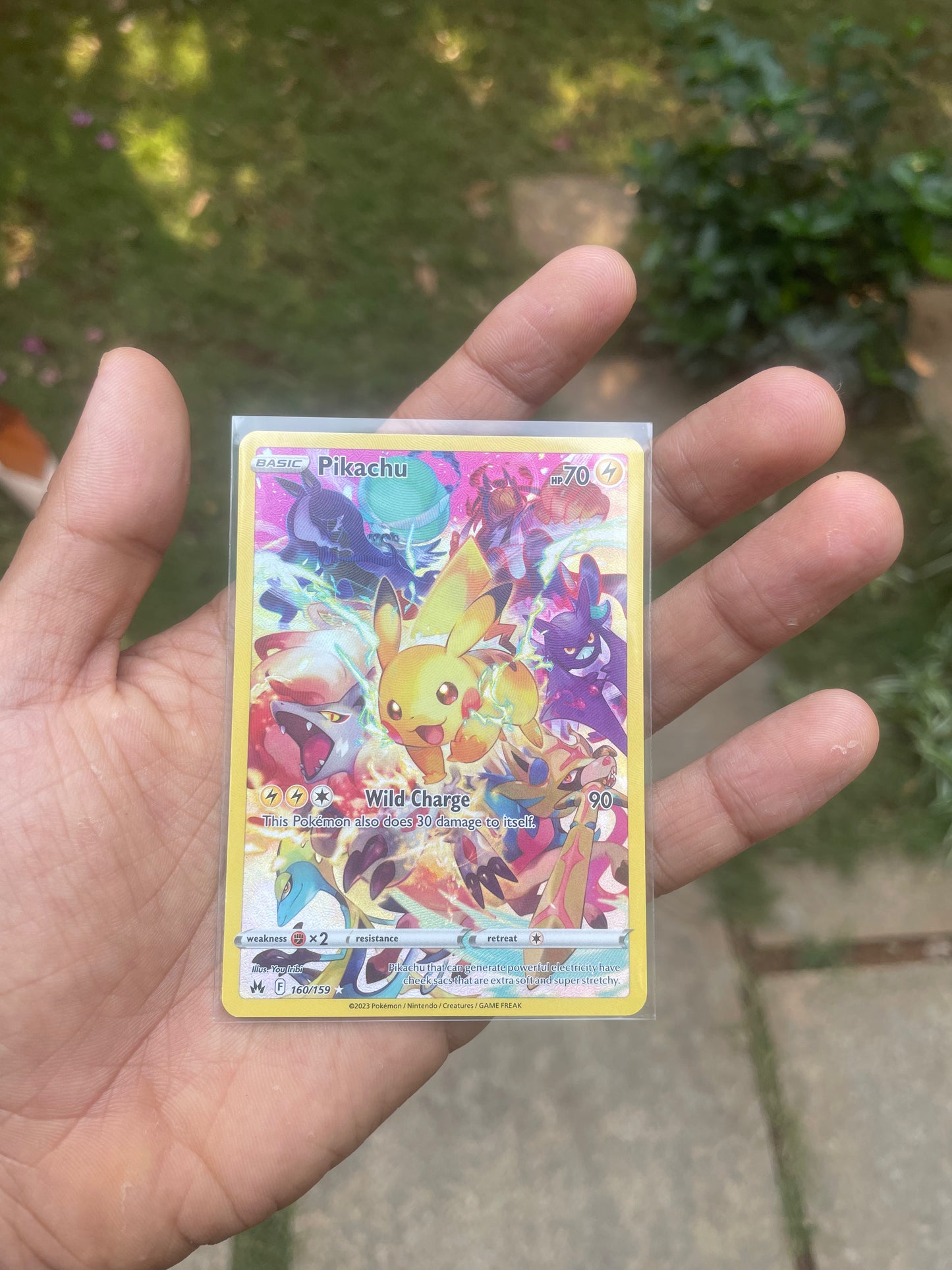 2023 Pikachu #160 Crown Zenith