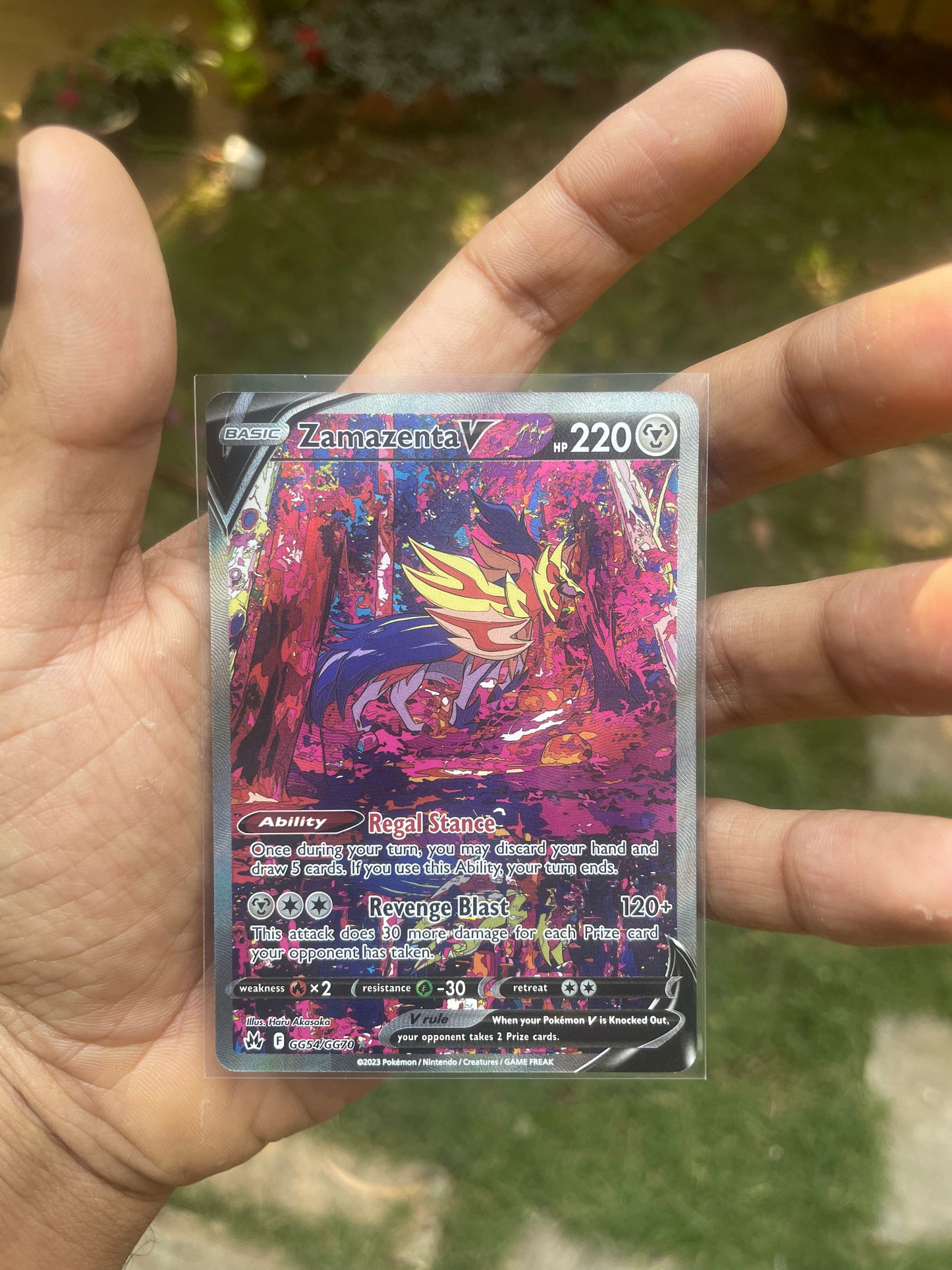 2023 Zamazenta V #GG54 Crown Zenith