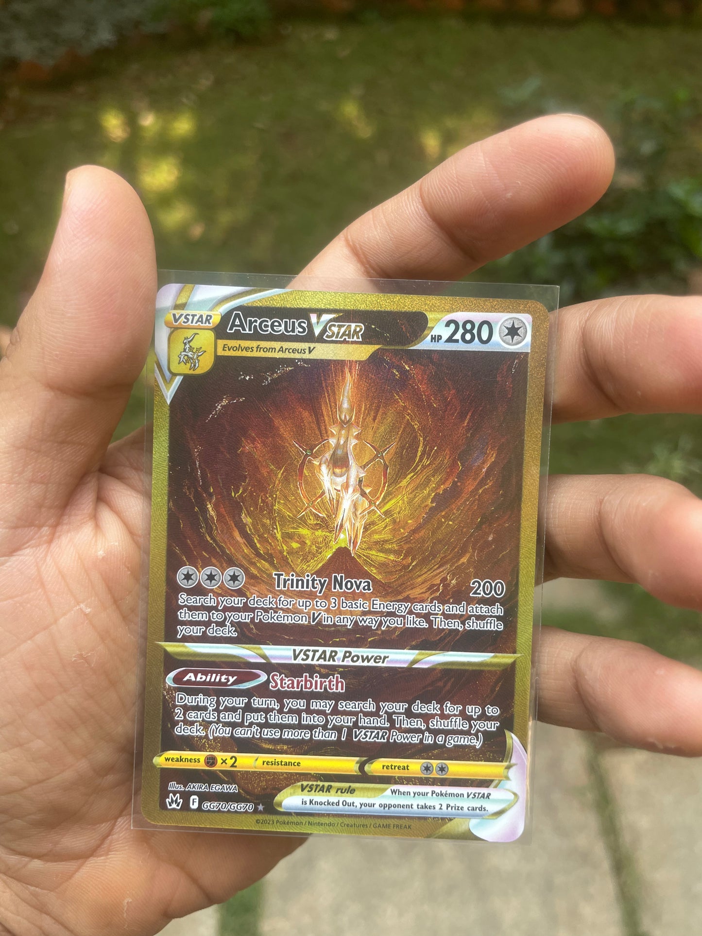 2023 Arceus VSTAR #GG70 Crown Zenith