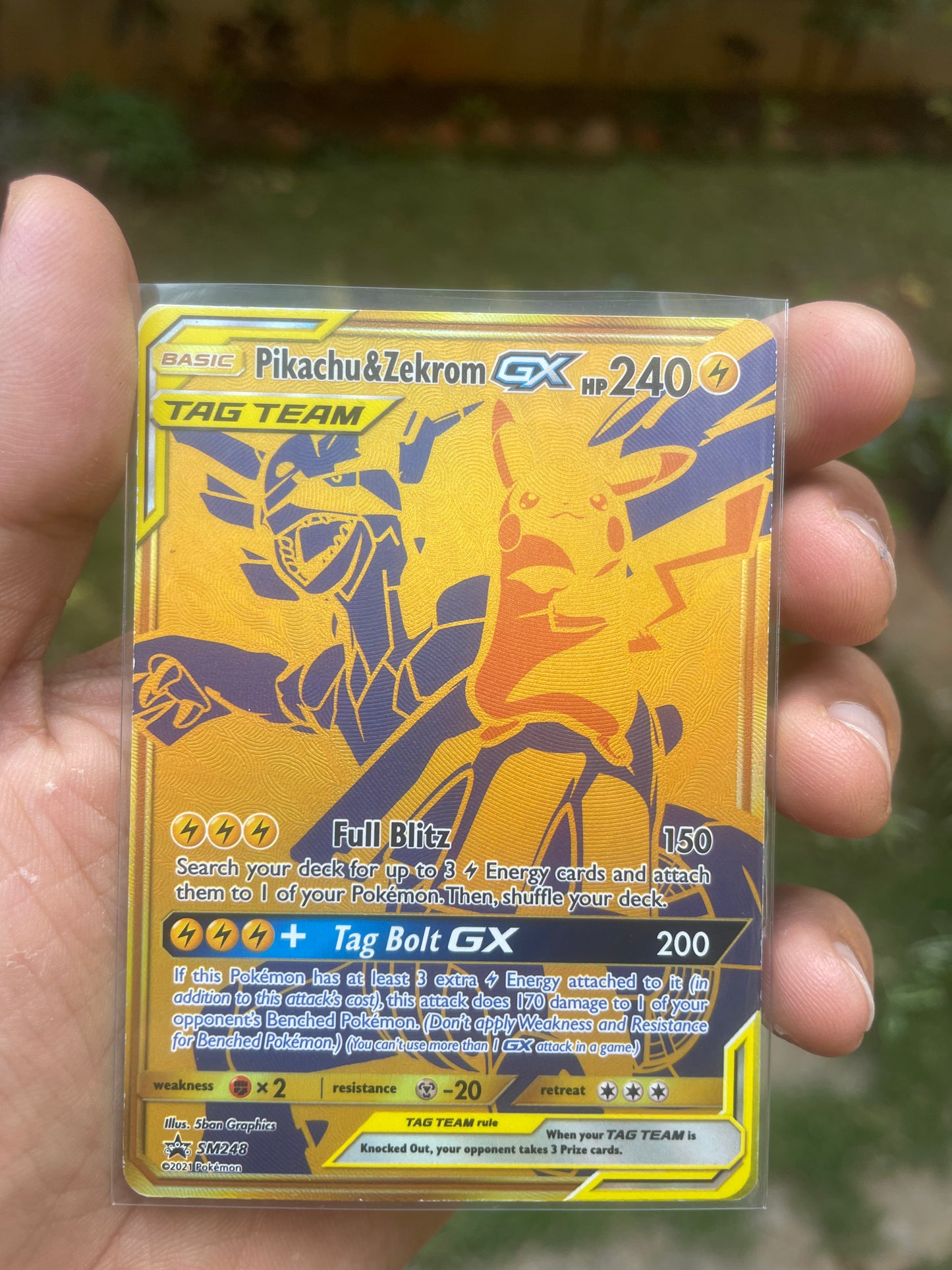 2021 Pikachu & Zekrom #248 SM Promo