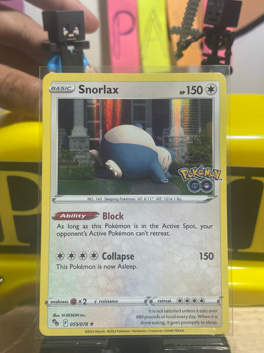 2022 Snorlax [Holo] #55 Pokemon Go