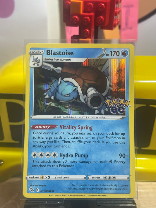 2022 Blastoise [Holo] #17 Pokemon Go
