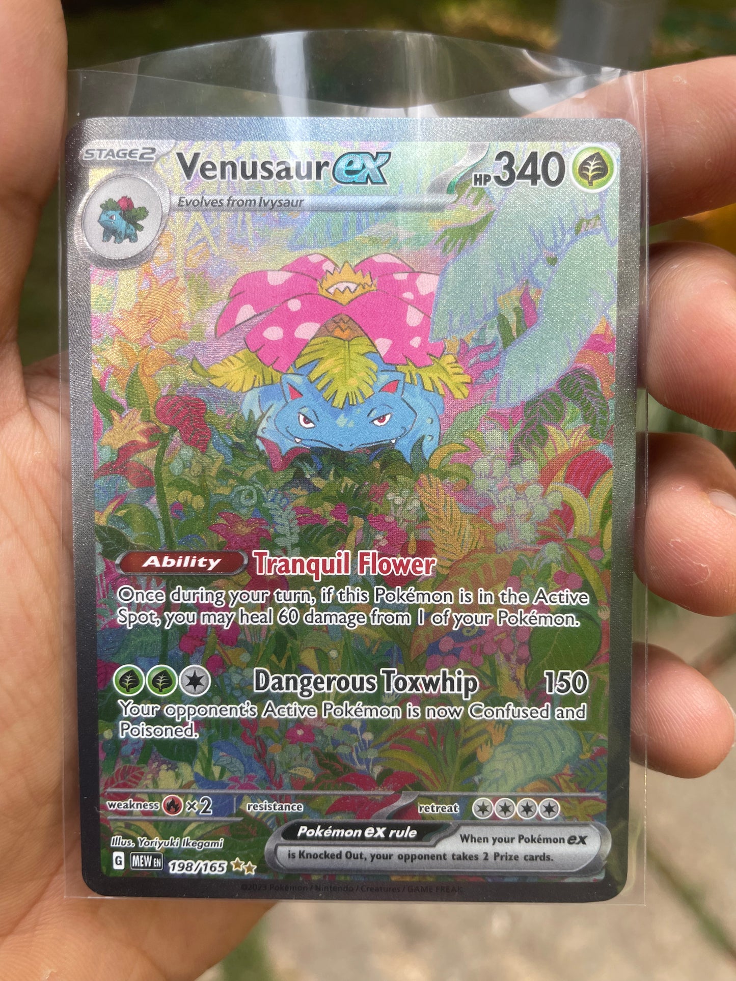 2023 Venusaur ex #198 SV151