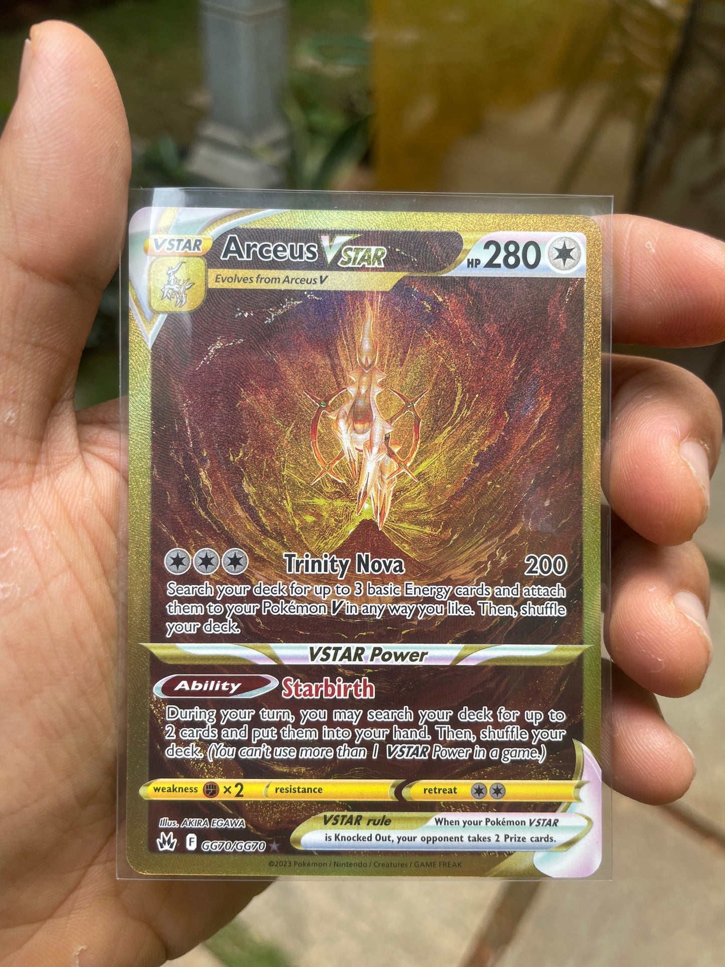 2023 Arceus VSTAR #GG70 Crown Zenith