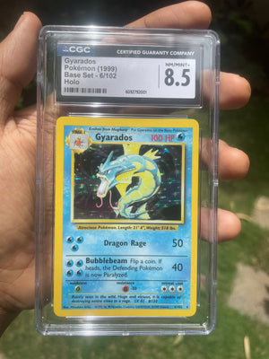 (CGC 8.5) 1999 Gyarados 006/102 Base Set