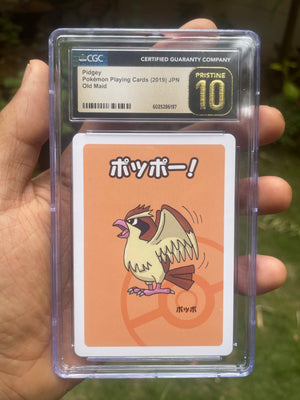(CGC 10 Pristine) 2019 Pidgey Old Maid (JP)