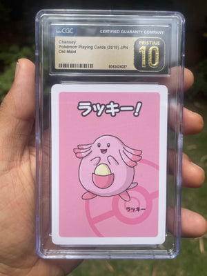 (CGC 10 Pristine) 2019 Chansey Old Maid (JP)
