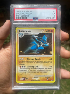(PSA 5) 2008 Lucario 2 Pop Series 8
