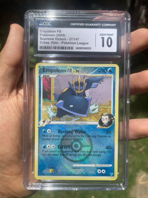(CGC 10) 2009 Empoleon FB 027/147 Supreme Victors (Pokemon League)