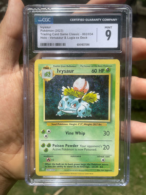(CGC 9) 2023 Ivysaur 002/034 Classic Collection