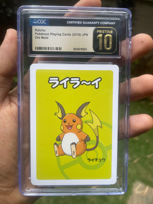 (CGC 10 Pristine) 2019 Old Maid Raichu (JP)