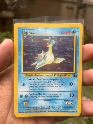 1999 Lapras 10/62 Fossil (HP, Front LP)