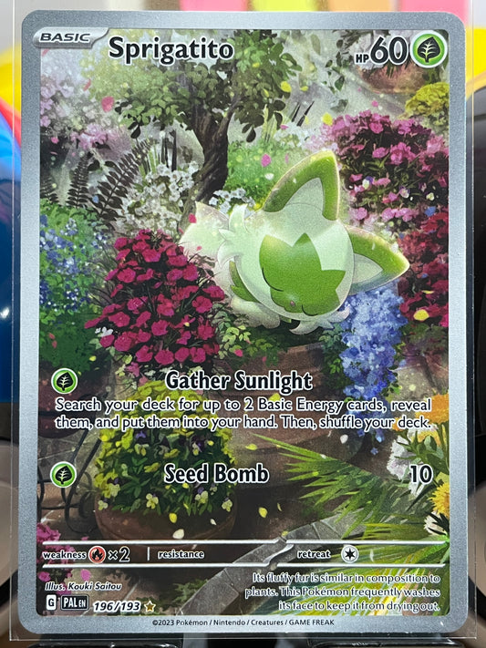 2023 Sprigatito #196 Paldea Evolved