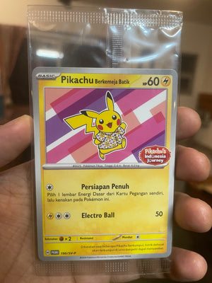 2024 Pikachu Batik 190/SV-P Promo (Sealed)