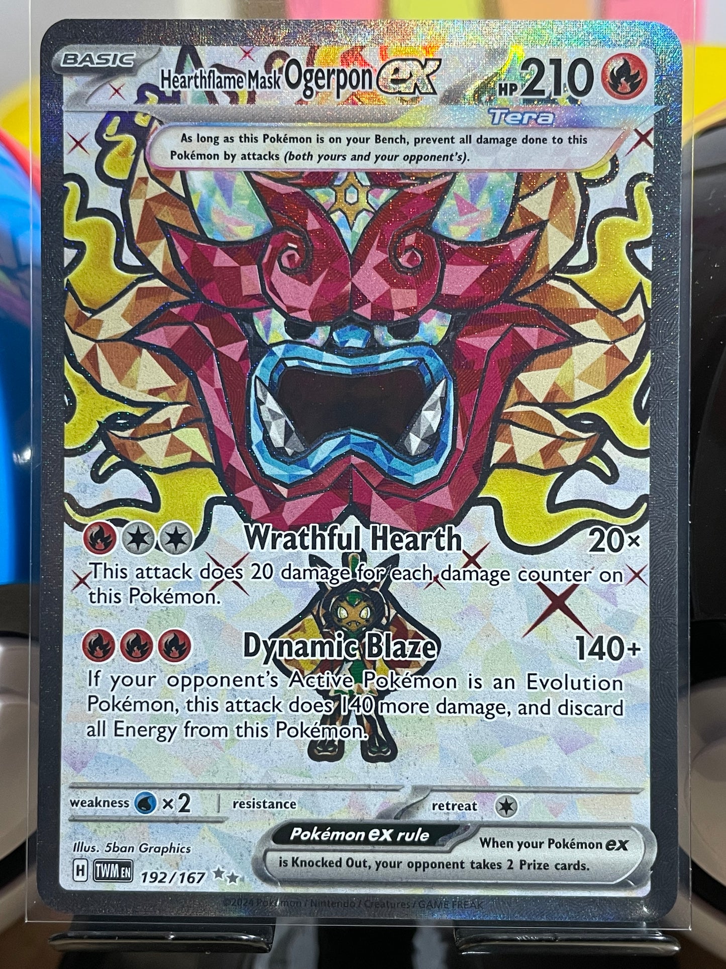 2024 Hearthflame Ogerpon ex #192 Twilight Masquerade