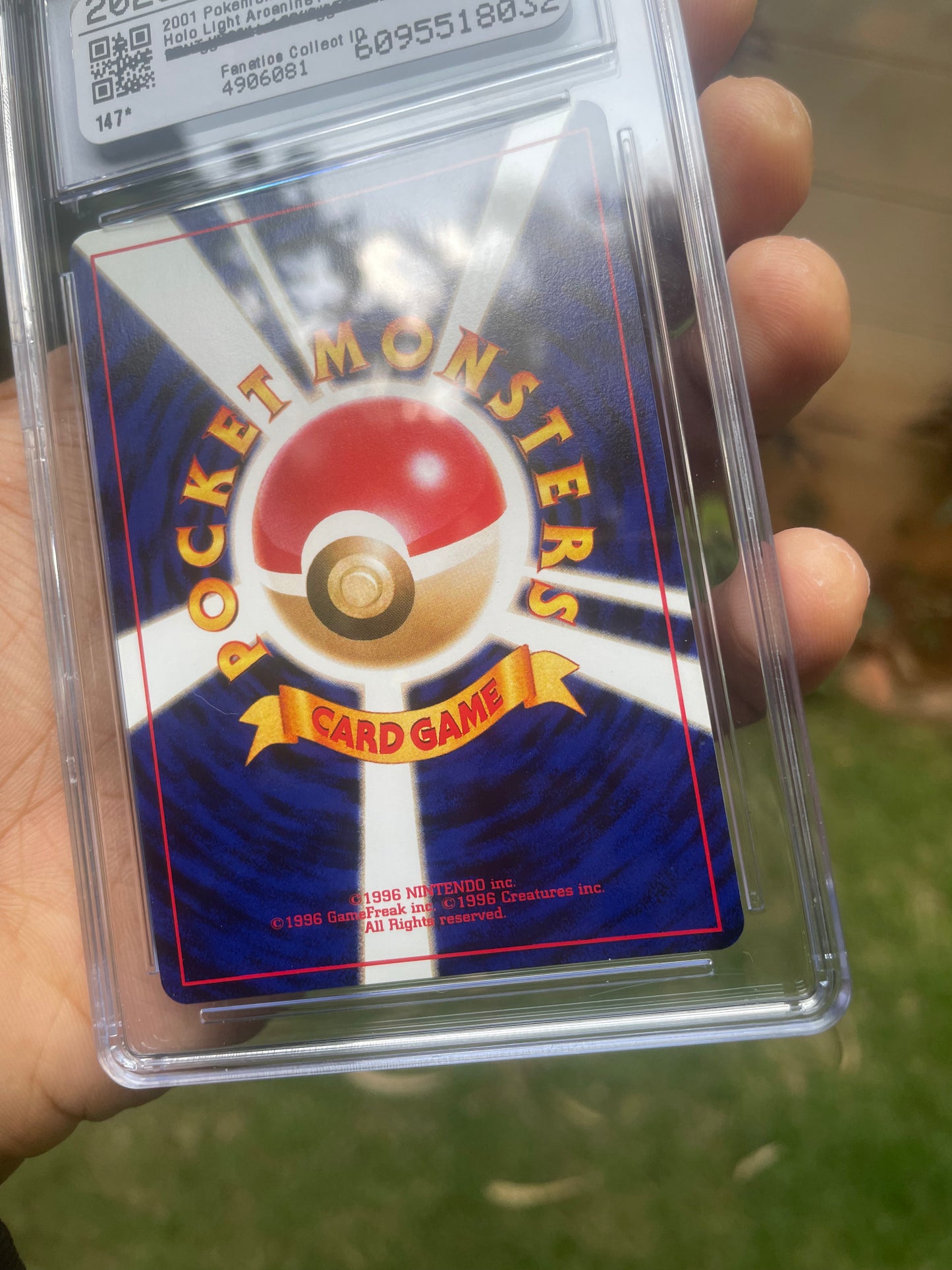 (CGC 9) 2001 Light Arcanine Neo 4 (JP)