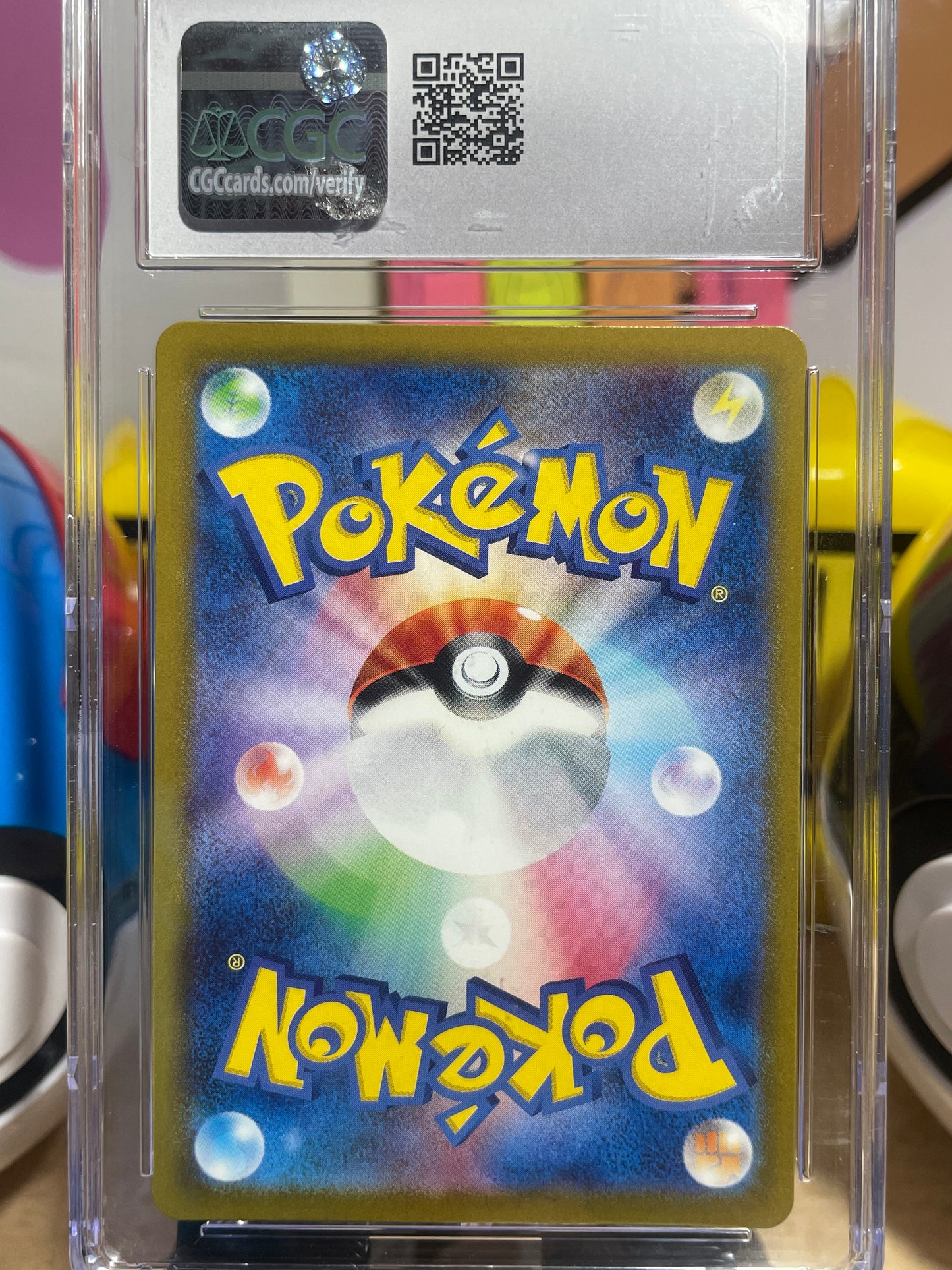 (CGC 10) 2023 Larvitar #114 Black Flame (JP)